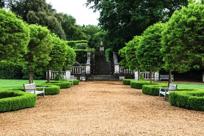 Harlaxton's Formal Gardens